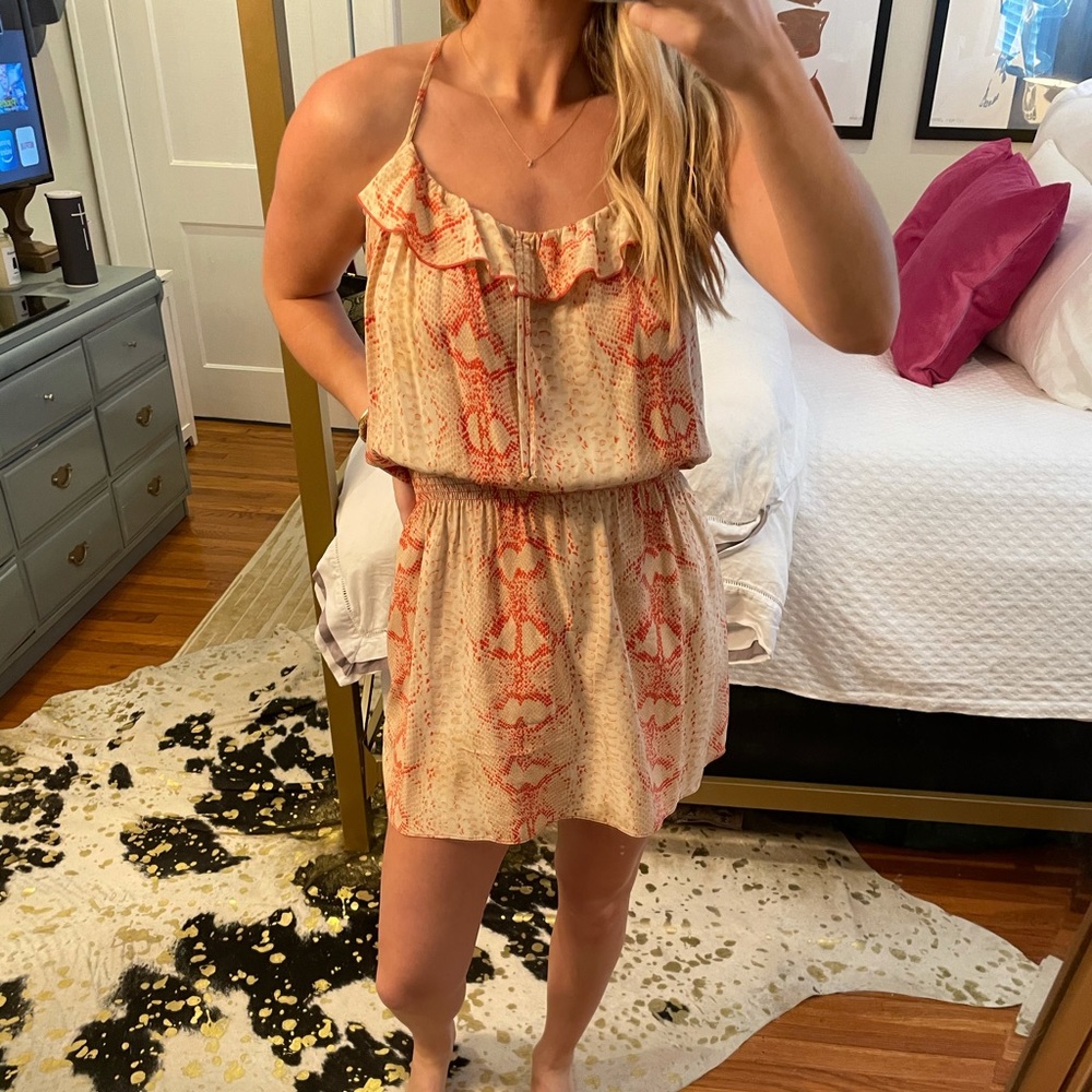 Parker snakeskin dress